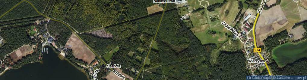 Zdjęcie satelitarne Kościerzyna-Stare Nadleśnictwo ul.